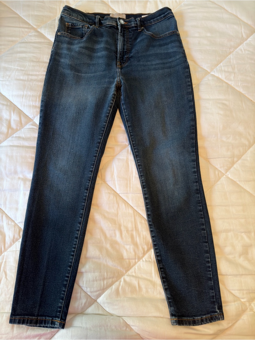 Everlane High Rise Skinny Slim Fit Jeans Ankle Length